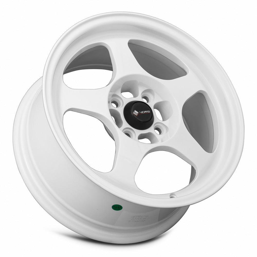 Vors SP1 White wheel — lip and spoke detail