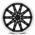 Vors SP2 Gloss Black wheel — angled profile view
