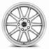 Vors SP2 Silver Machined Face wheel — angled profile view