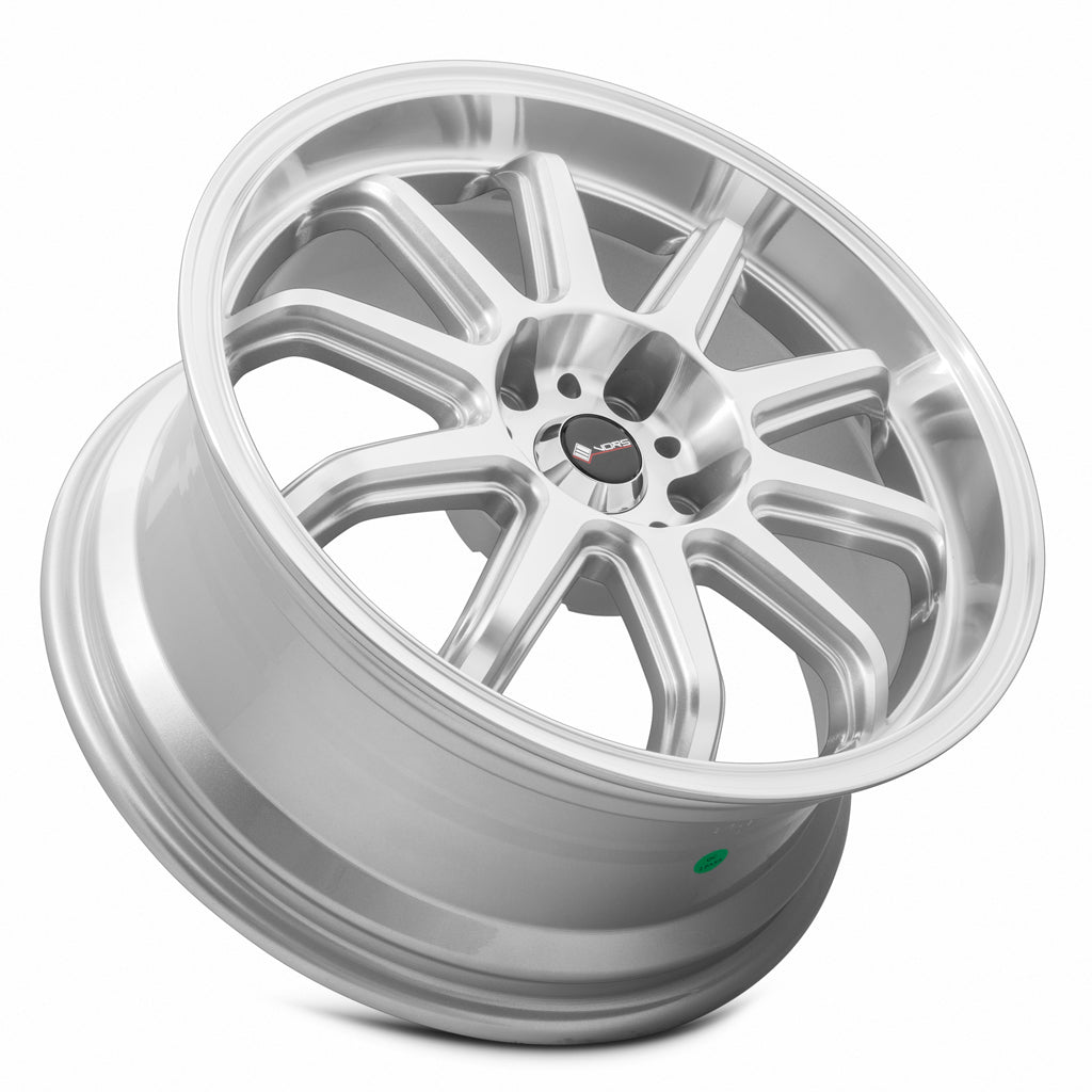 Vors SP2 Silver Machined Face wheel — lip and spoke detail