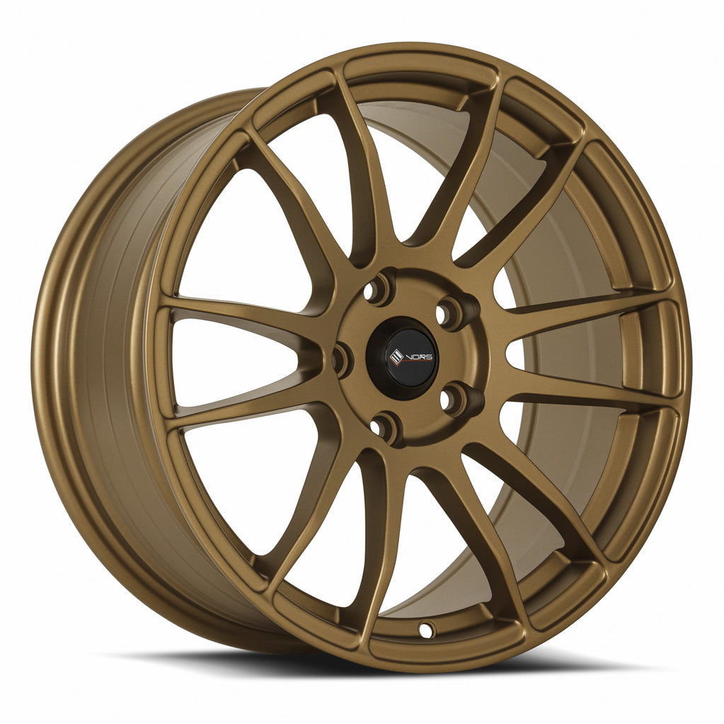 Vors TR10 Gloss Bronze wheel — front face view