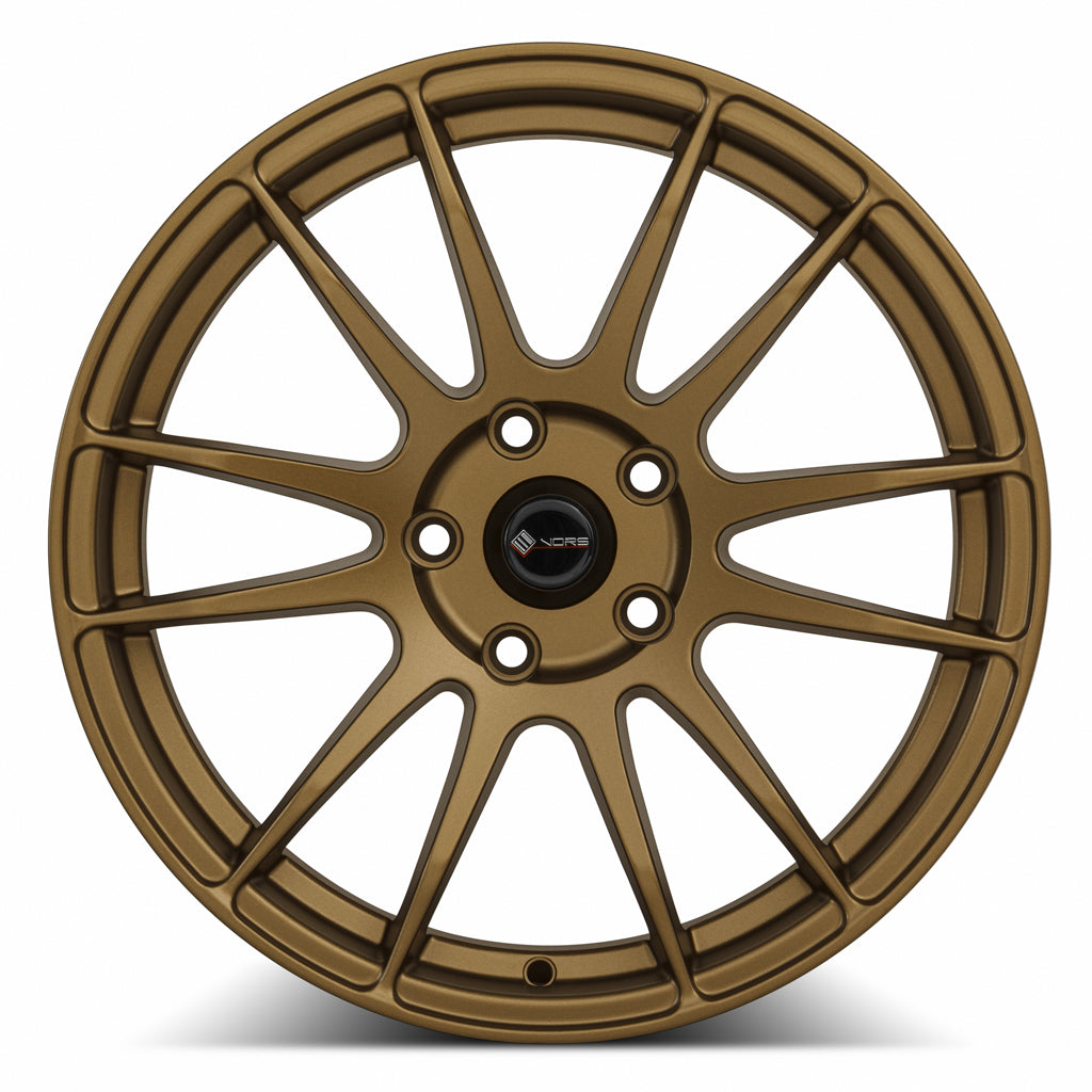 Vors TR10 Gloss Bronze wheel — angled profile view