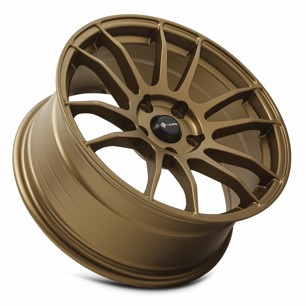 Vors TR10 Gloss Bronze wheel — lip and spoke detail