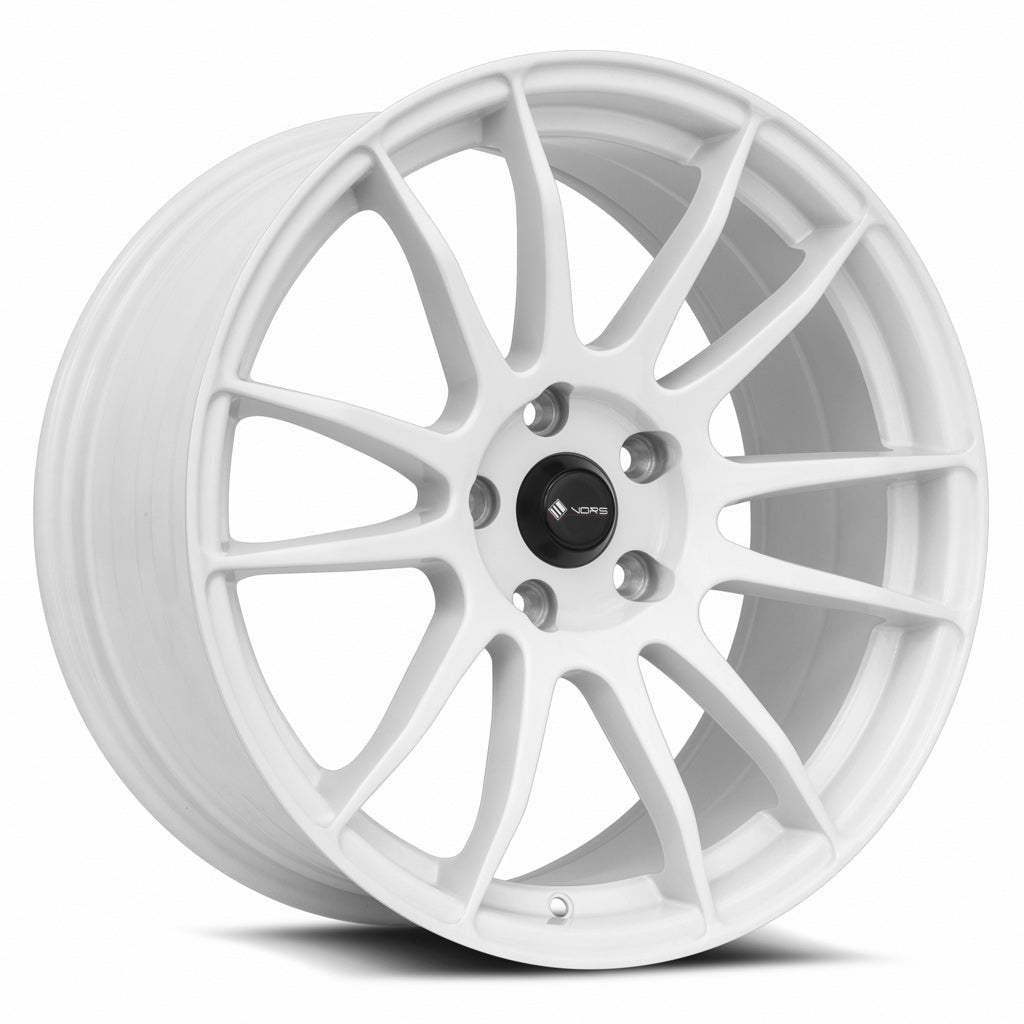 Vors TR10 White wheel — front face view