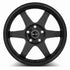 Vors TR37 Gloss Black wheel — angled profile view