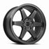 Vors TR37 Hyper Black wheel — front face view