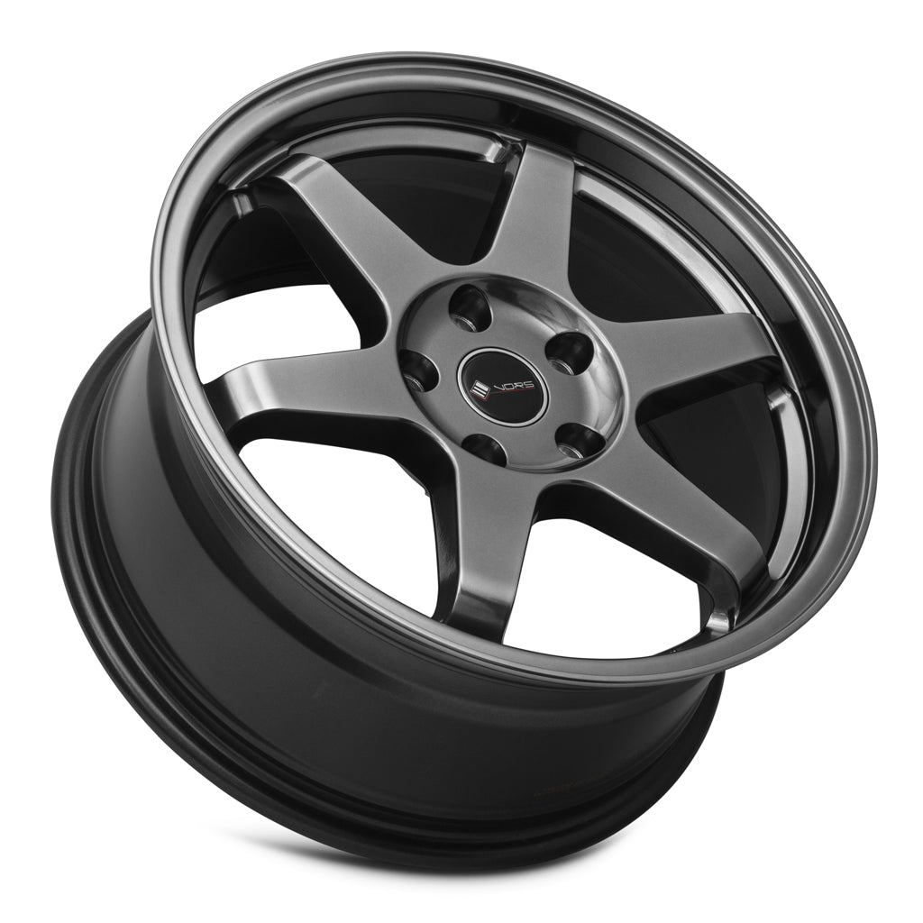 Vors TR37 Hyper Black wheel — lip and spoke detail
