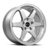 Vors TR37 Silver Machined Face wheel — front face view