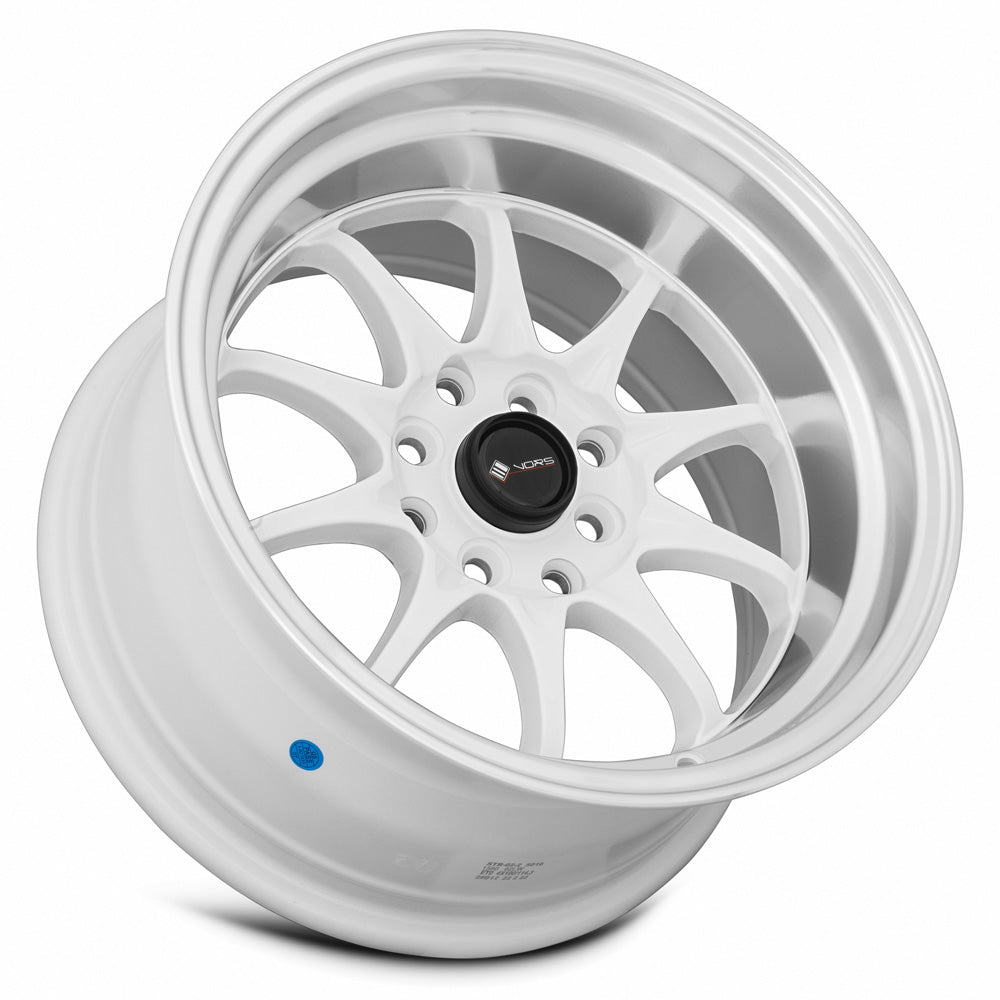 Vors TR3 White wheel — lip and spoke detail