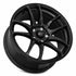 Vors TR4 Gloss Black wheel — lip and spoke detail