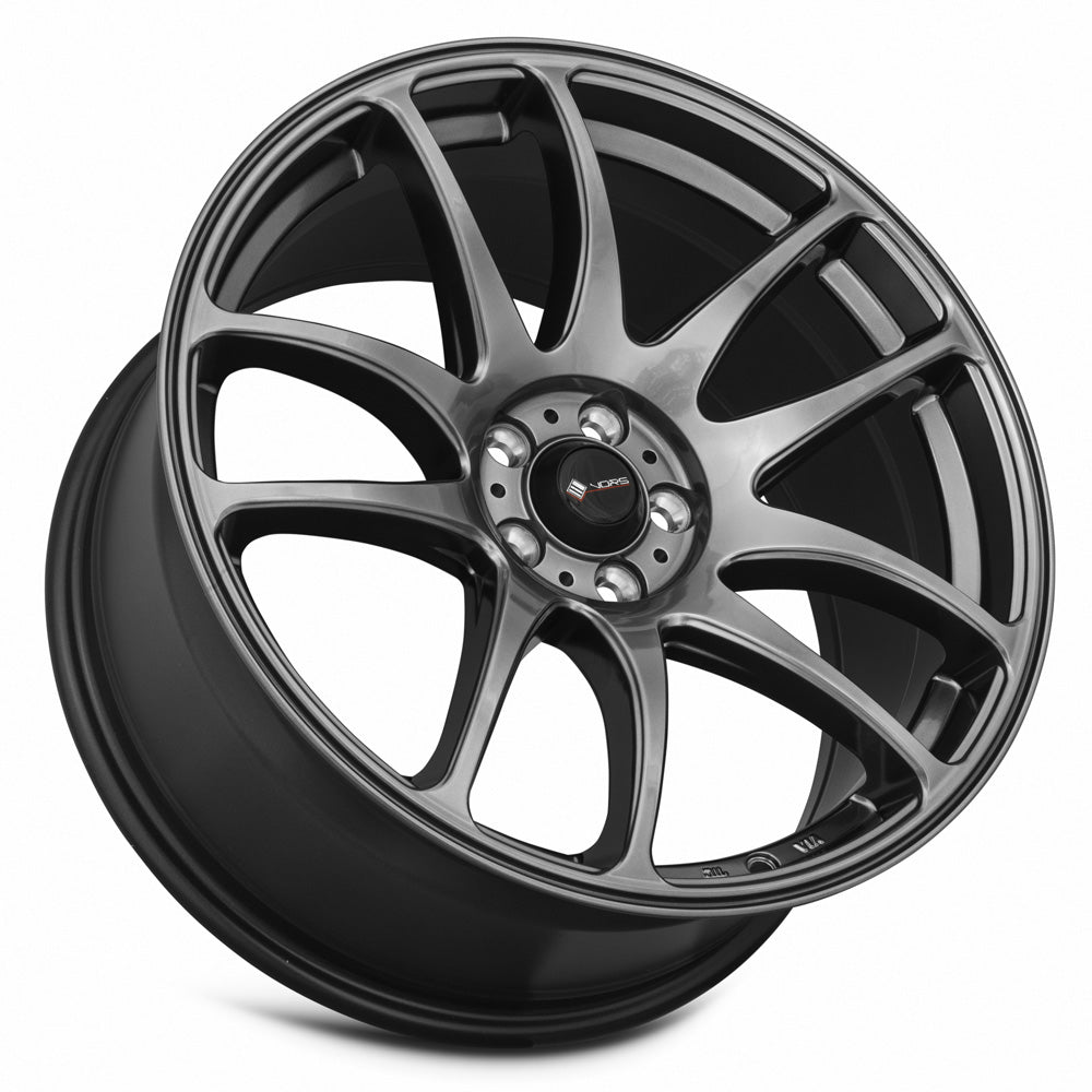 Vors TR4 Hyper Black wheel — lip and spoke detail