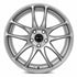 Vors TR4 Silver Machined Face wheel — angled profile view