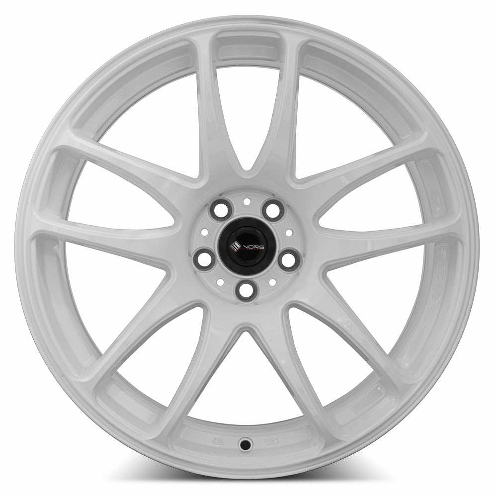 Vors TR4 White wheel — angled profile view