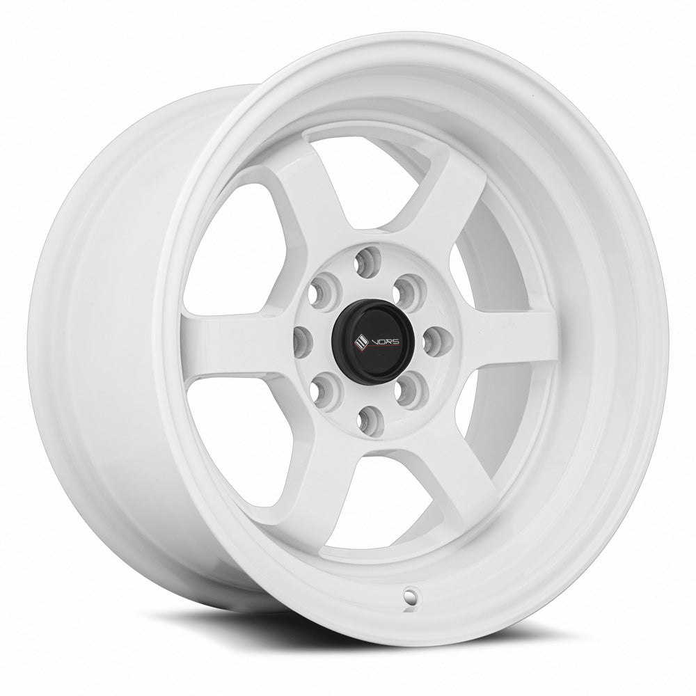 Vors TR7 White wheel — front face view