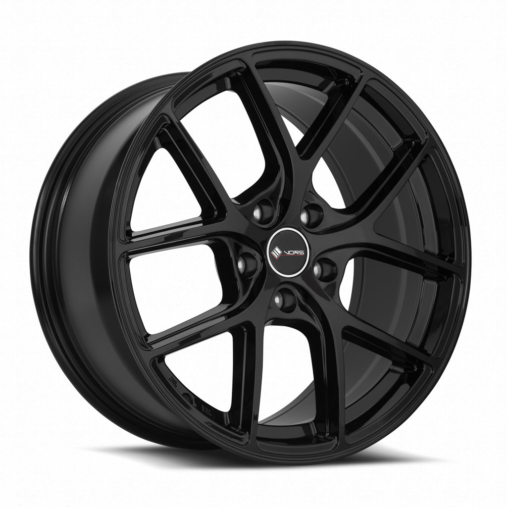 Vors TR88 Gloss Black wheel — front face view