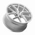 Vors TR88 Silver Machined Face wheel — lip and spoke detail