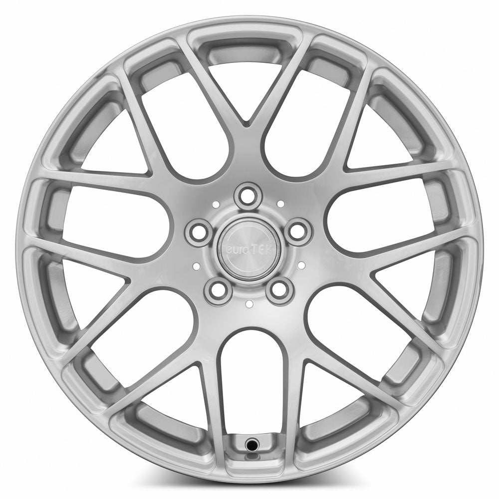 MRR UO2 Hyper Silver wheel — angled profile view