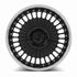 MRR VP4 Black Machined Lip wheel — angled profile view