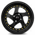 Vors VR2 Gloss Black wheel — angled profile view