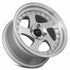 Vors VR2 Silver Machined Face wheel — lip and spoke detail