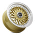 Vors VR3 Gold Machined Lip wheel — lip and spoke detail