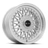 Vors VR3 Silver Machined Face wheel — front face view