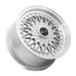 Vors VR3 Silver Machined Face wheel — lip and spoke detail