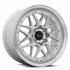 Vors VR7 Silver Machined Face wheel — front face view