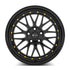 Vors VR8 Gloss Black wheel — angled profile view