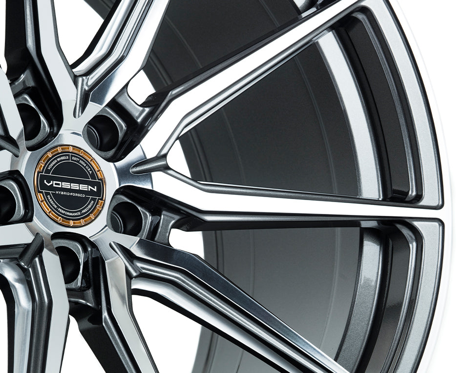 Vossen HF-3 Gloss Graphite Polished wheel - view 5