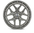 Vossen HFX-1 Satin Silver wheel - view 2