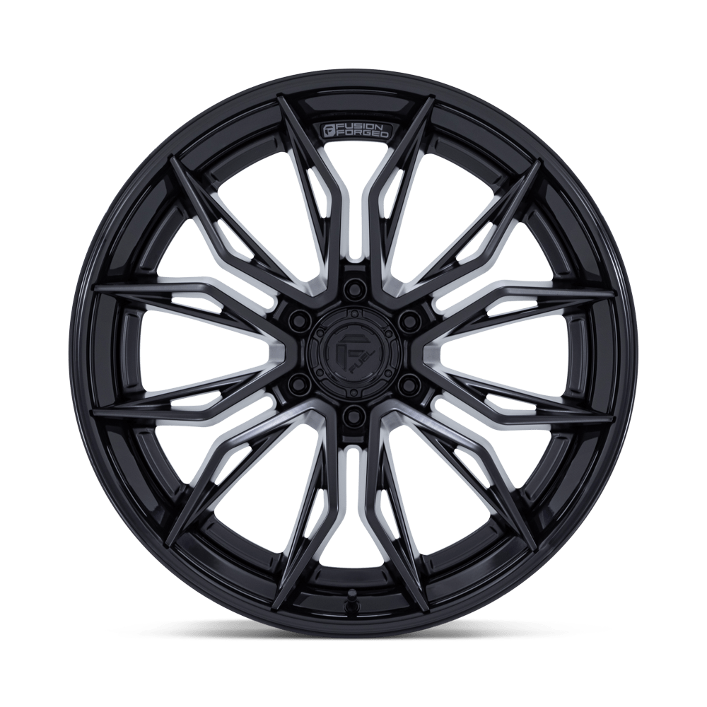 Fuel Off-Road Mutiny Matte Black w/ Gloss Black Lip wheel - view 3