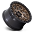 Fuel Off-Road Runner OR Bronze w/ Black Ring wheel - view 2