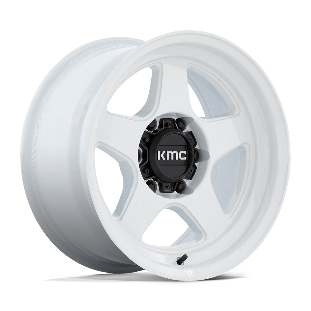 KMC KM728 Lobo Gloss White wheel