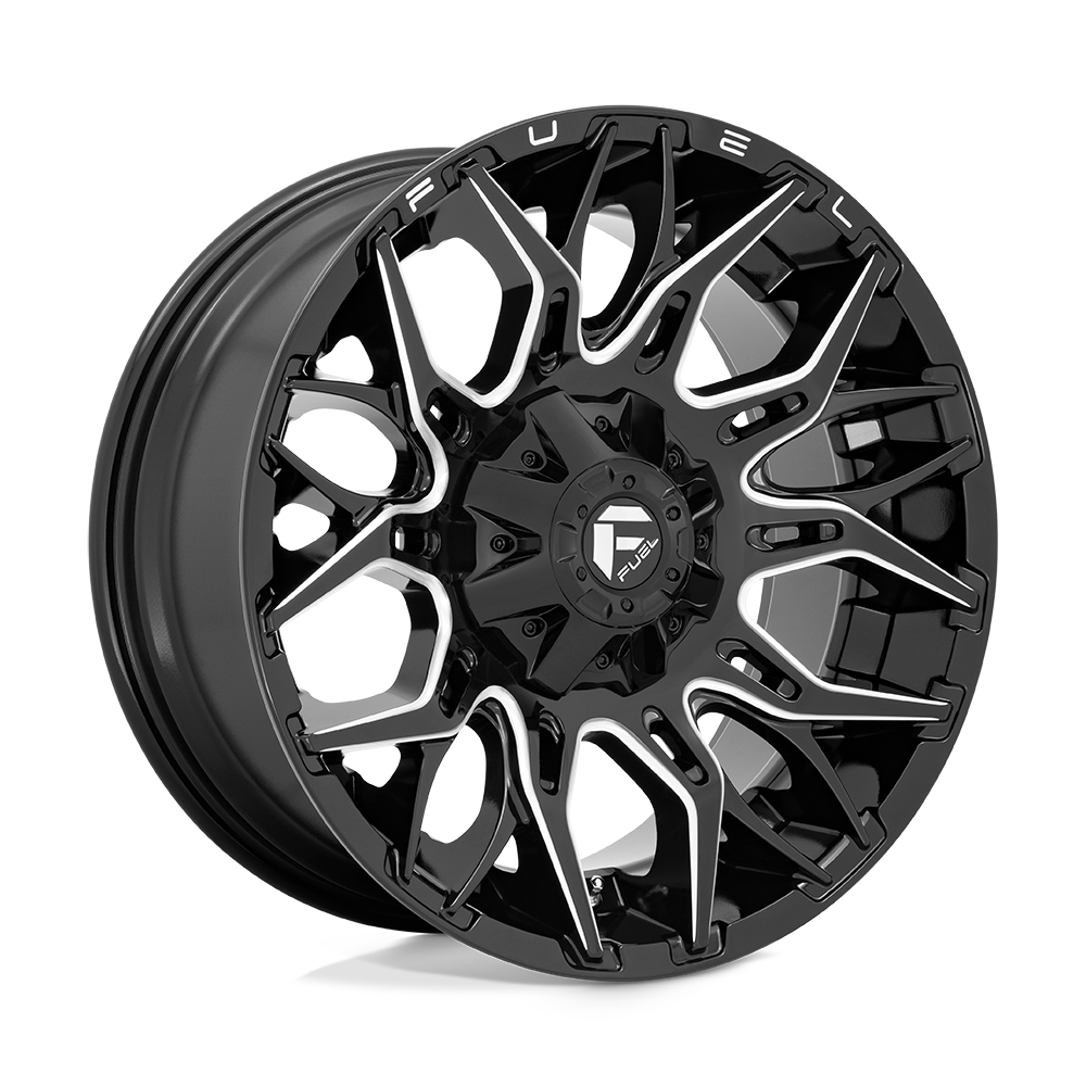 Fuel Off-Road Twitch Gloss Black Milled wheel