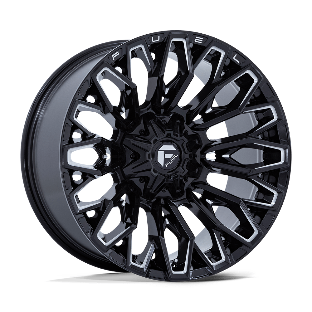 Fuel Off-Road Strike Gloss Black Milled wheel