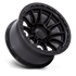 Fuel Off-Road Piston Blackout w/ Gloss Black Lip wheel - view 2