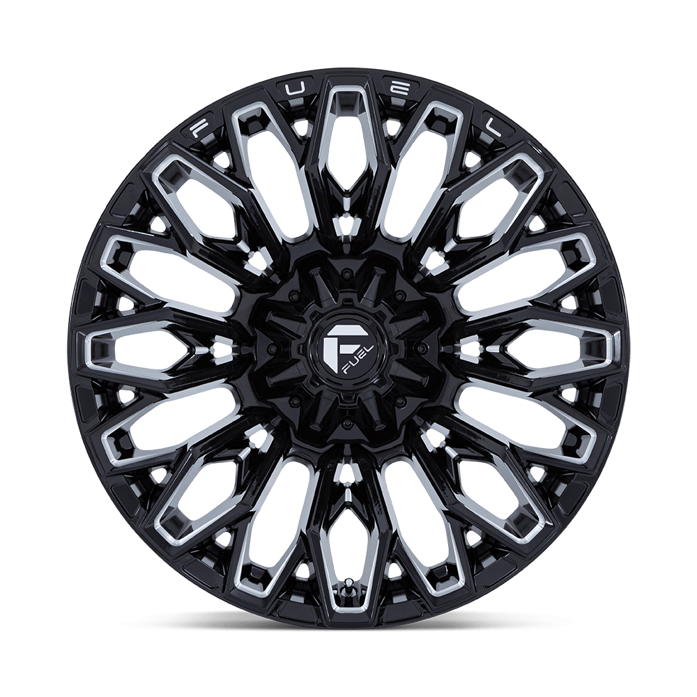 Fuel Off-Road Strike Gloss Black Milled wheel - view 3