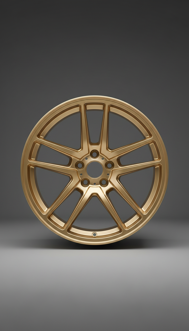 Signature Forged Champagne Gold Split-Spoke Wheel
