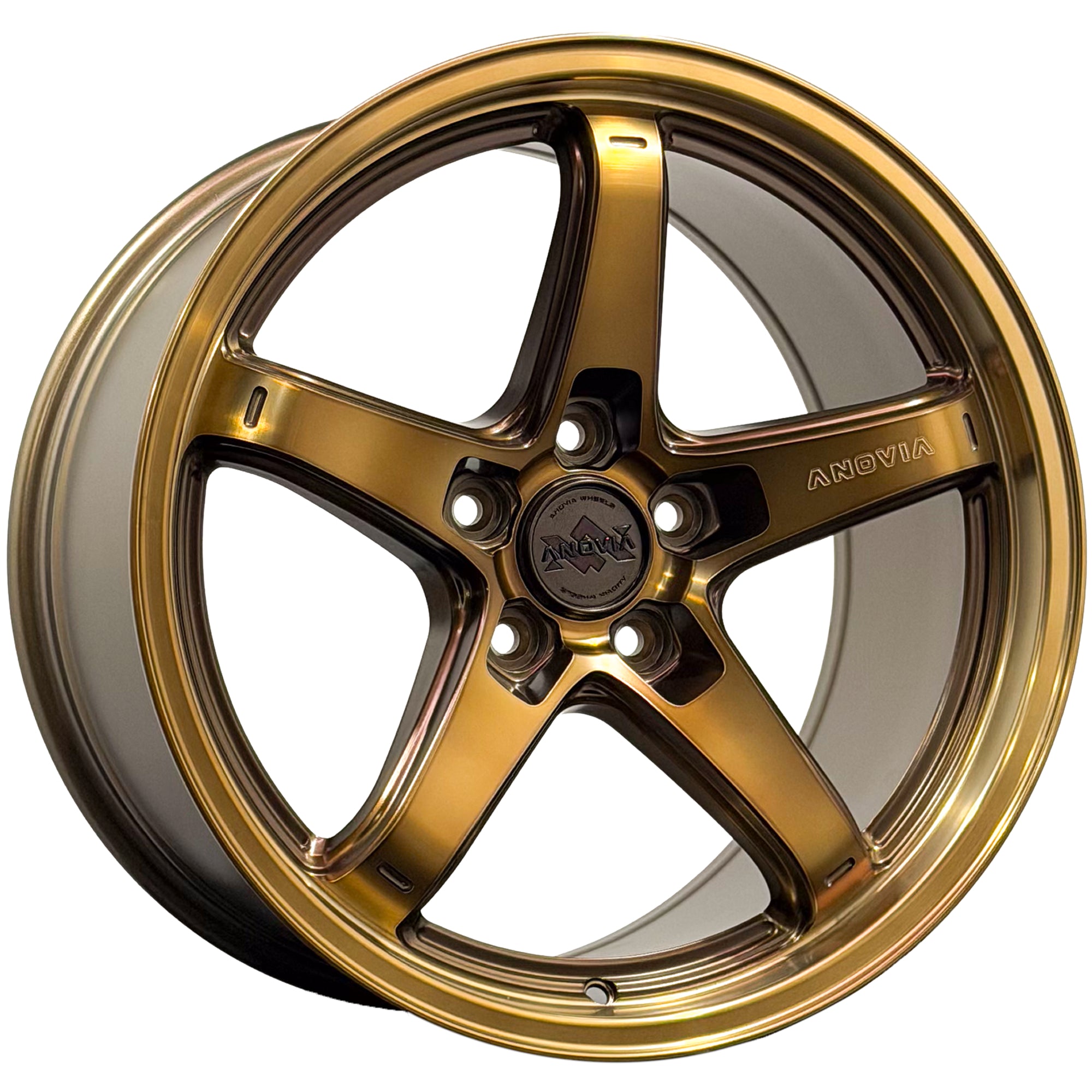 Anovia AN-5S Bronze Machined Face Bronze Tint wheel