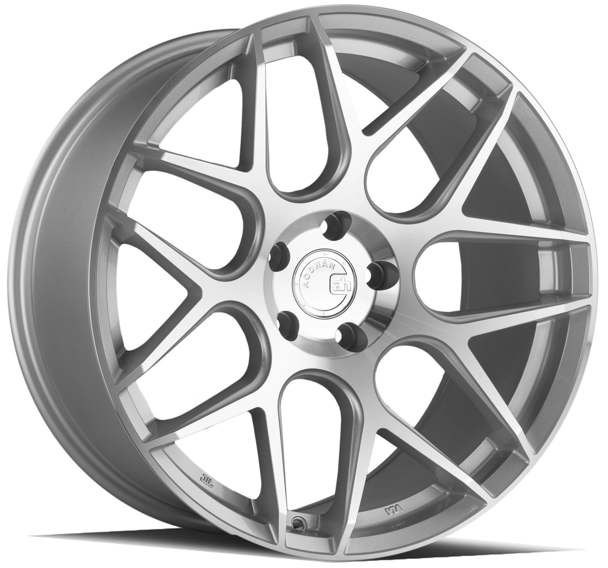 Aodhan AFF2 | Silver Machined Face | Rotary Forged – unleashedwheels