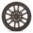Fuel Off-Road Rebel Matte Bronze w/ Black Bead Ring wheel - view 3