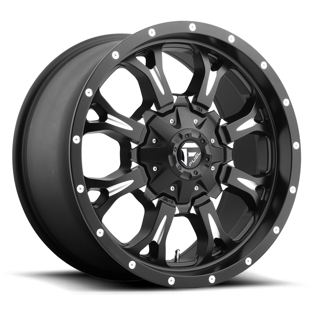 Fuel Off-Road Krank Matte Black Milled wheel