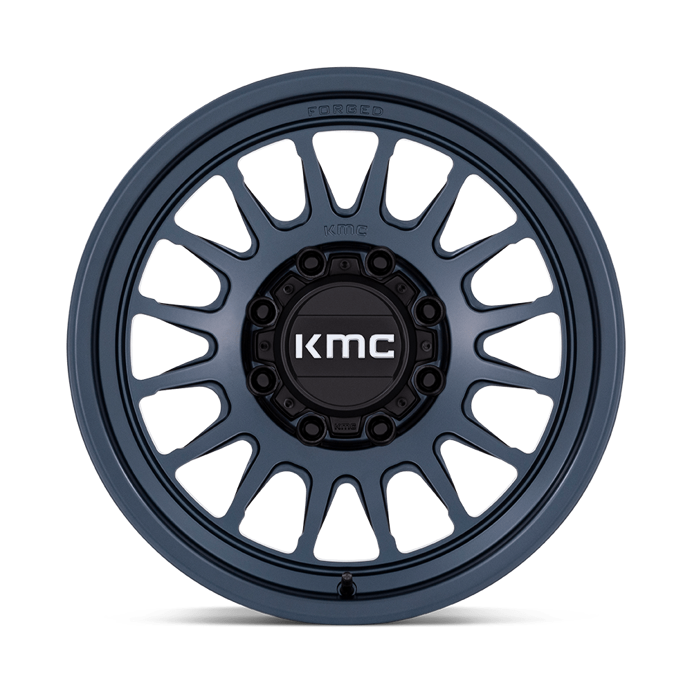 KMC KM447/KM452 Impact Forged Monoblock Metallic Blue wheel - view 3