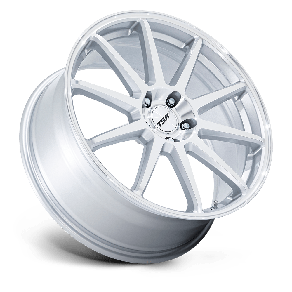TSW Canard Gloss Silver w/ Machined Face wheel - view 2