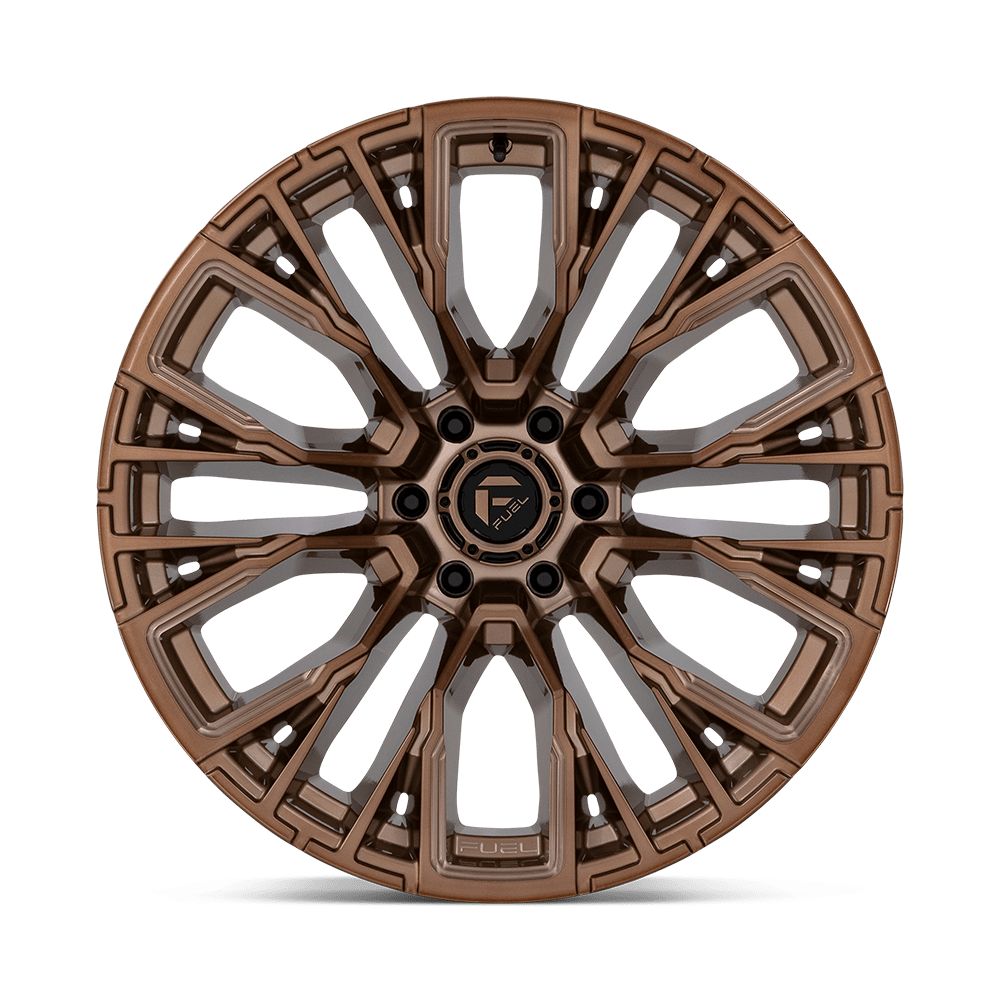 Fuel Off-Road Rebar Platinum Bronze Milled wheel - view 3