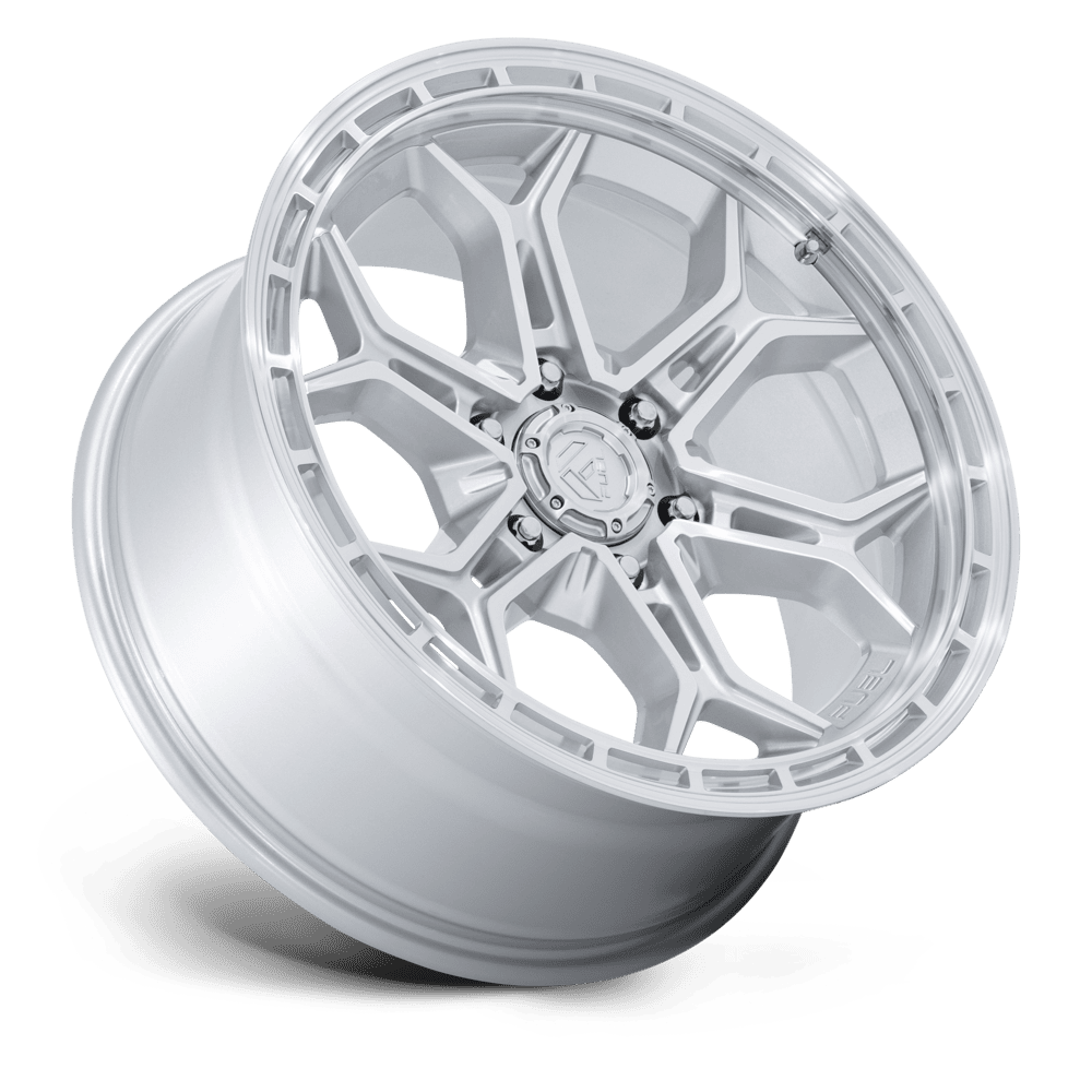 Fuel Off-Road Heathen Gloss Silver w/ Machined Face wheel - view 2