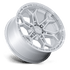 Fuel Off-Road Heathen Gloss Silver w/ Machined Face wheel - view 2