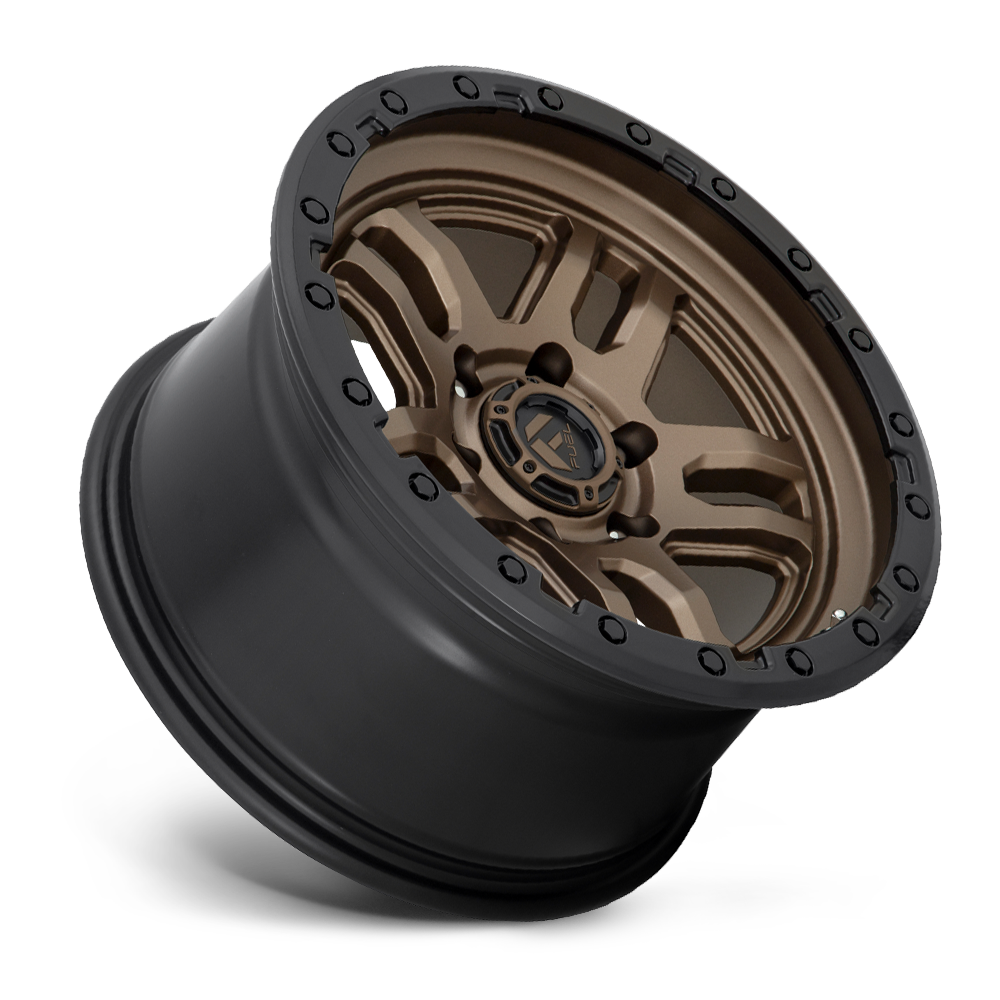 Fuel Off-Road Ammo Matte Bronze w/ Black Bead Ring wheel - view 2