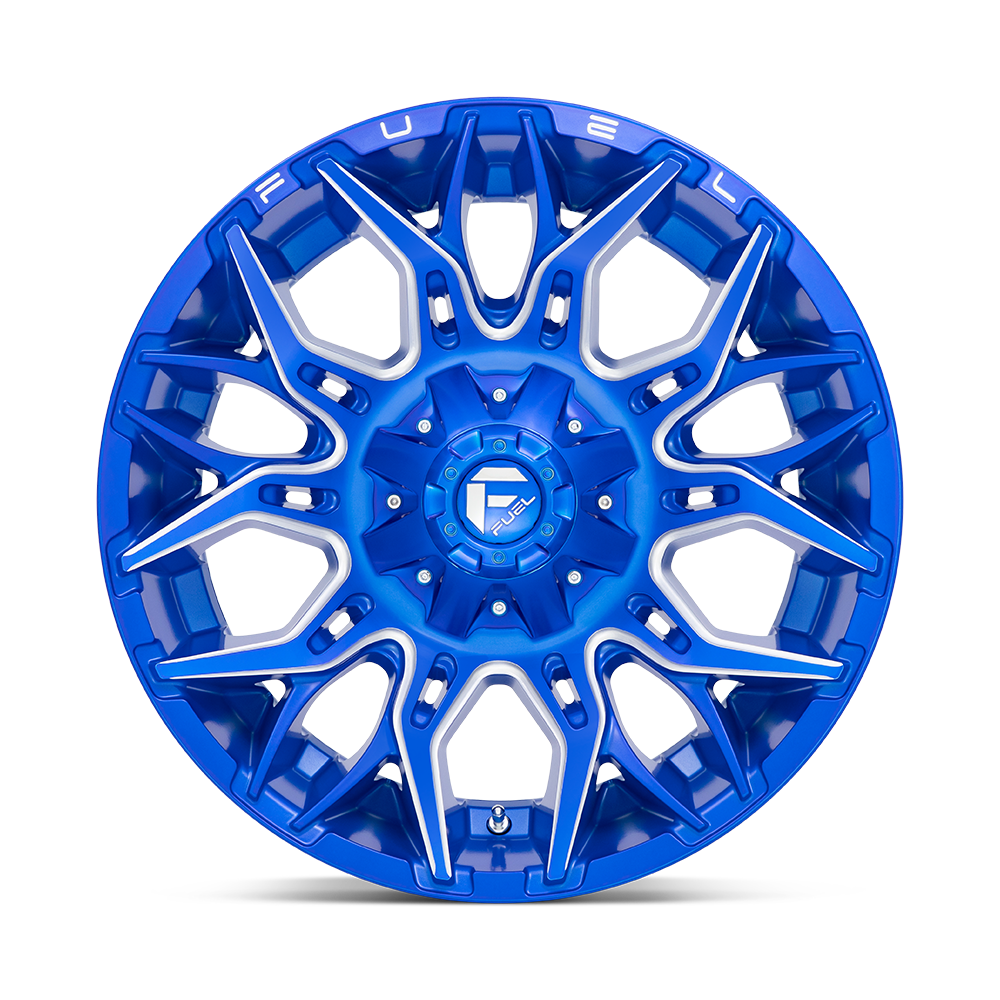 Fuel Off-Road Twitch Anodized Blue Milled wheel - view 3
